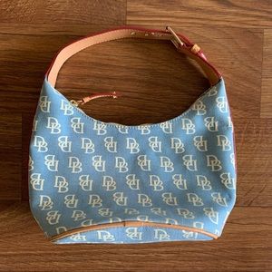 SOLD dooney & bourke turquoise bucket bag